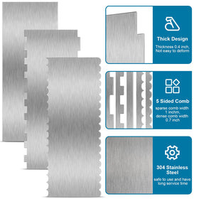 Patelai 3-piece pack improves versatile edge finishing in baking.