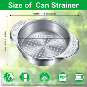 Patelai 304 stainless steel filter holes enable quick draining on cans