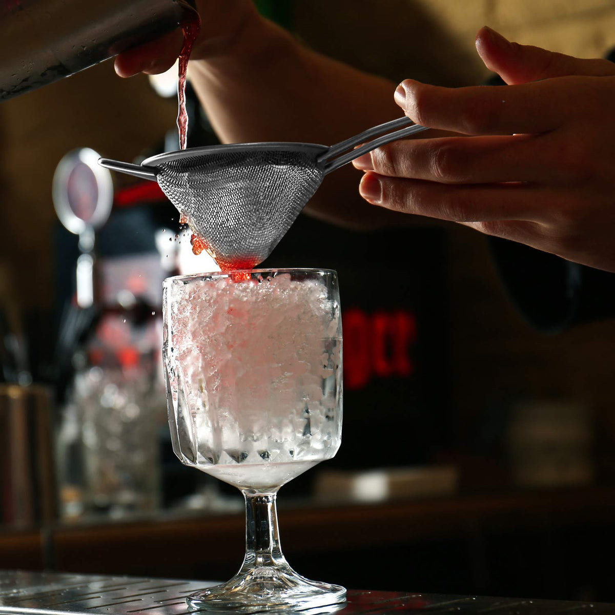 Patelai cocktail strainer trio, ideal for removing pulp in drinks