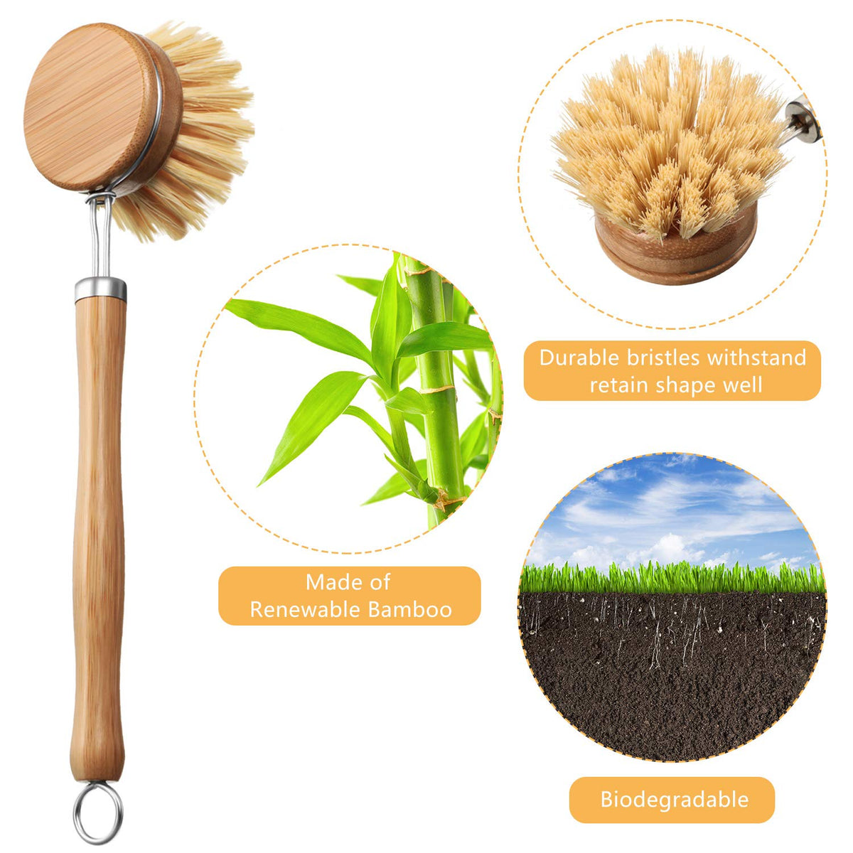 Patelai durable bristles suitable for thorough cleaning