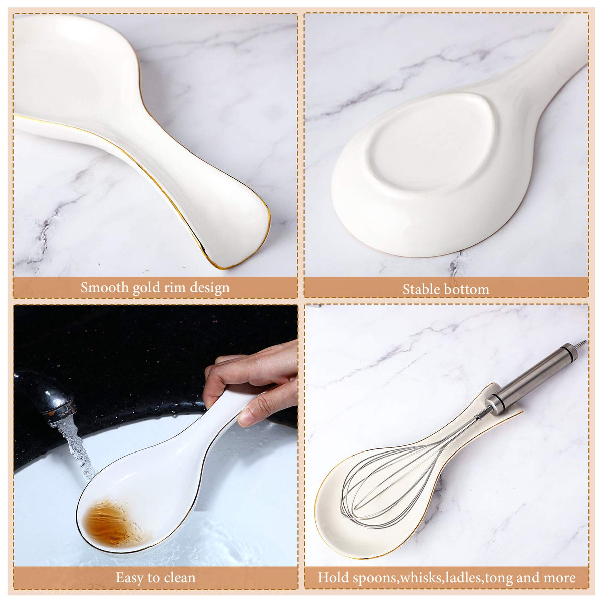 Patelai gift-ready spoon rest, ideal for Christmas or housewarming