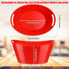 Patelai yellow ice bucket with handles for colorful service.