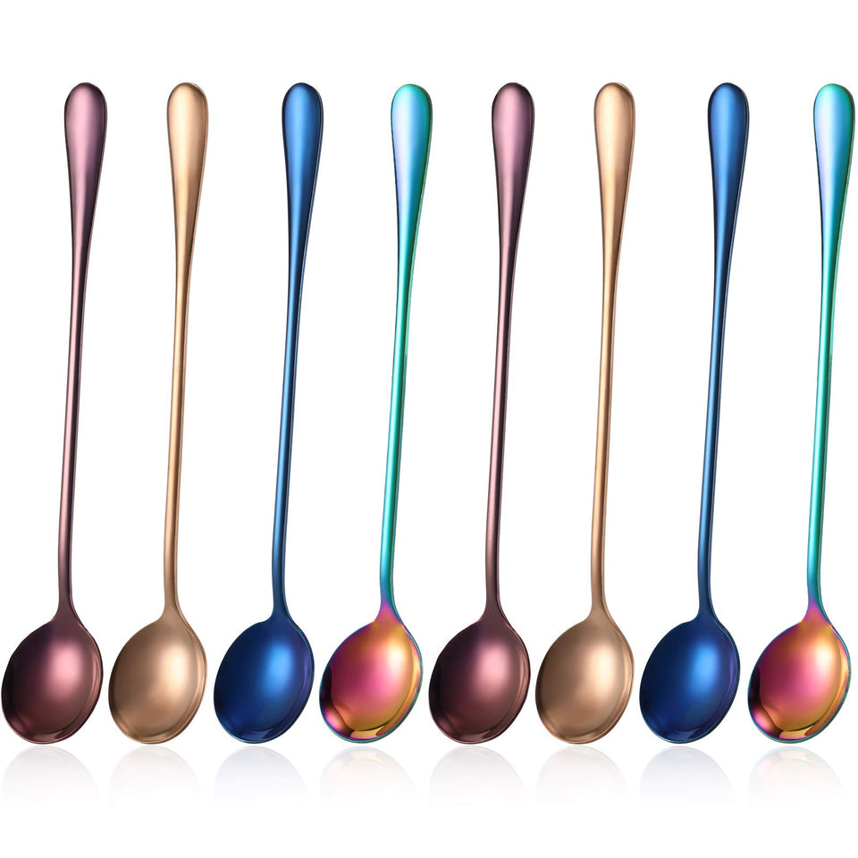 Patelai long-handle tea spoon ideal for ice cream and tall beverages.