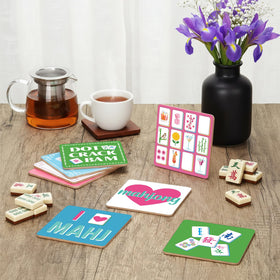 Patelai Mahjong coasters durable heat-resistant protectors for busy game nights.