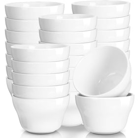 Patelai porcelain bowl 8oz dipping sauce white for sauces and dips