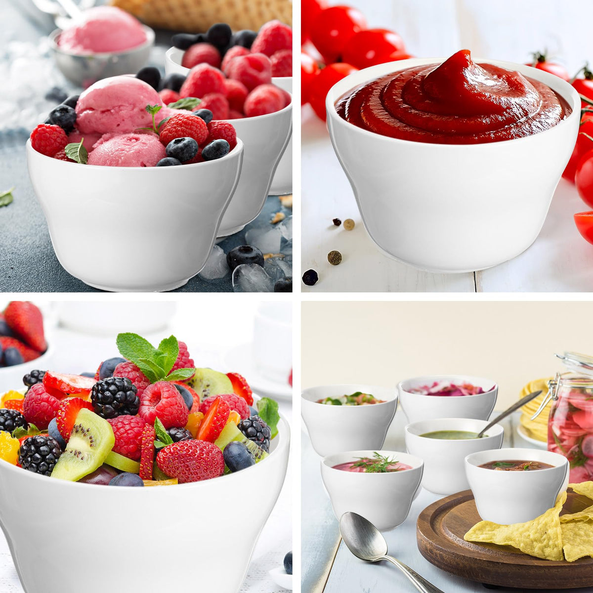 Patelai porcelain bowl party service use for multiple dishes