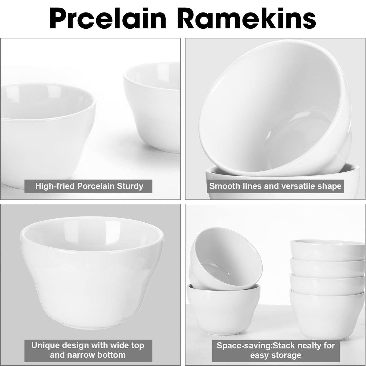 Patelai porcelain bowl stackable design for compact storage