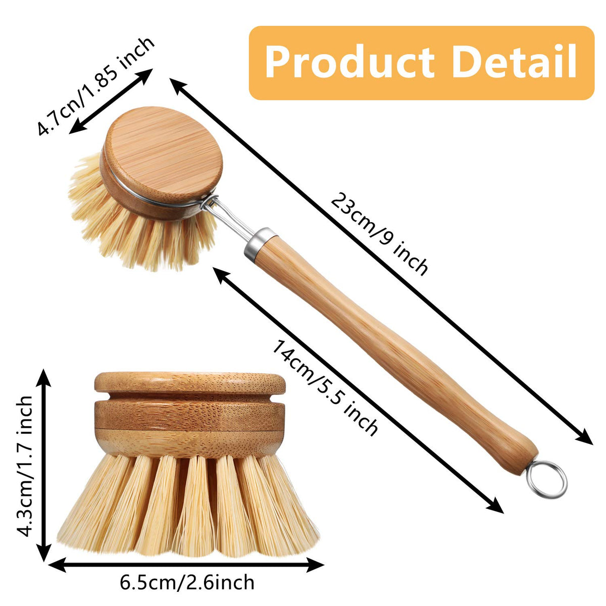 Patelai replacement brush heads pack for convenient swaps