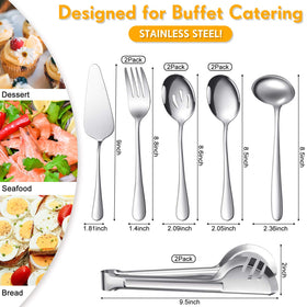 Patelai slotted spoon from the set for draining sauces and keeping plates tidy.