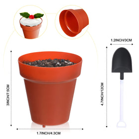 Patelai shovel spoons paired with cups for easy serving