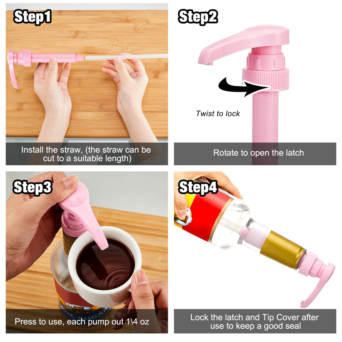 Patelai pump fits most 750ml bottles