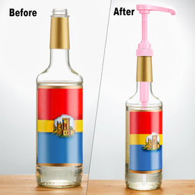 Patelai five-pack syrup pumps convenient for replacement and refills