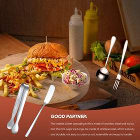 Patelai toothpick flags for garnish and labeling on pastries.