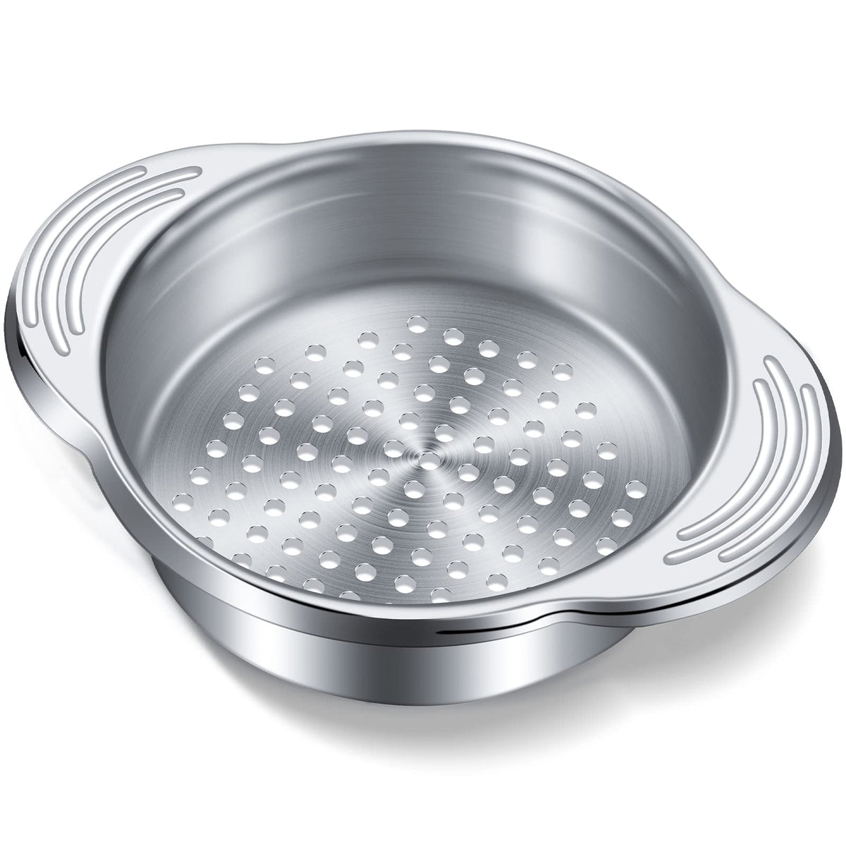 Patelai tuna can strainer top view showing compact design and draining capability