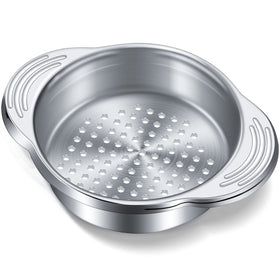 Patelai tuna can strainer top view showing compact design and draining capability