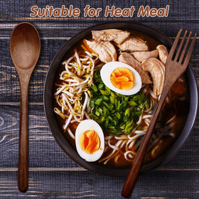 Patelai spoons with smooth surface for quick washing and storage.