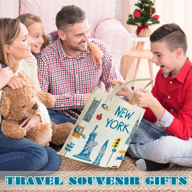 Paterr tote featuring New York theme for shopping and outings