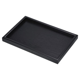 PATIKIL wood serving tray with outer dimensions enhances table setup and ease of arrangement.