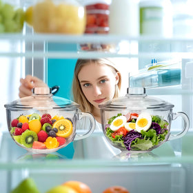 Patoper glass prep bowl great for melting and measuring ingredients.