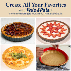 Patz&Patz all-in-one blind baking kit simplifies prep in one box