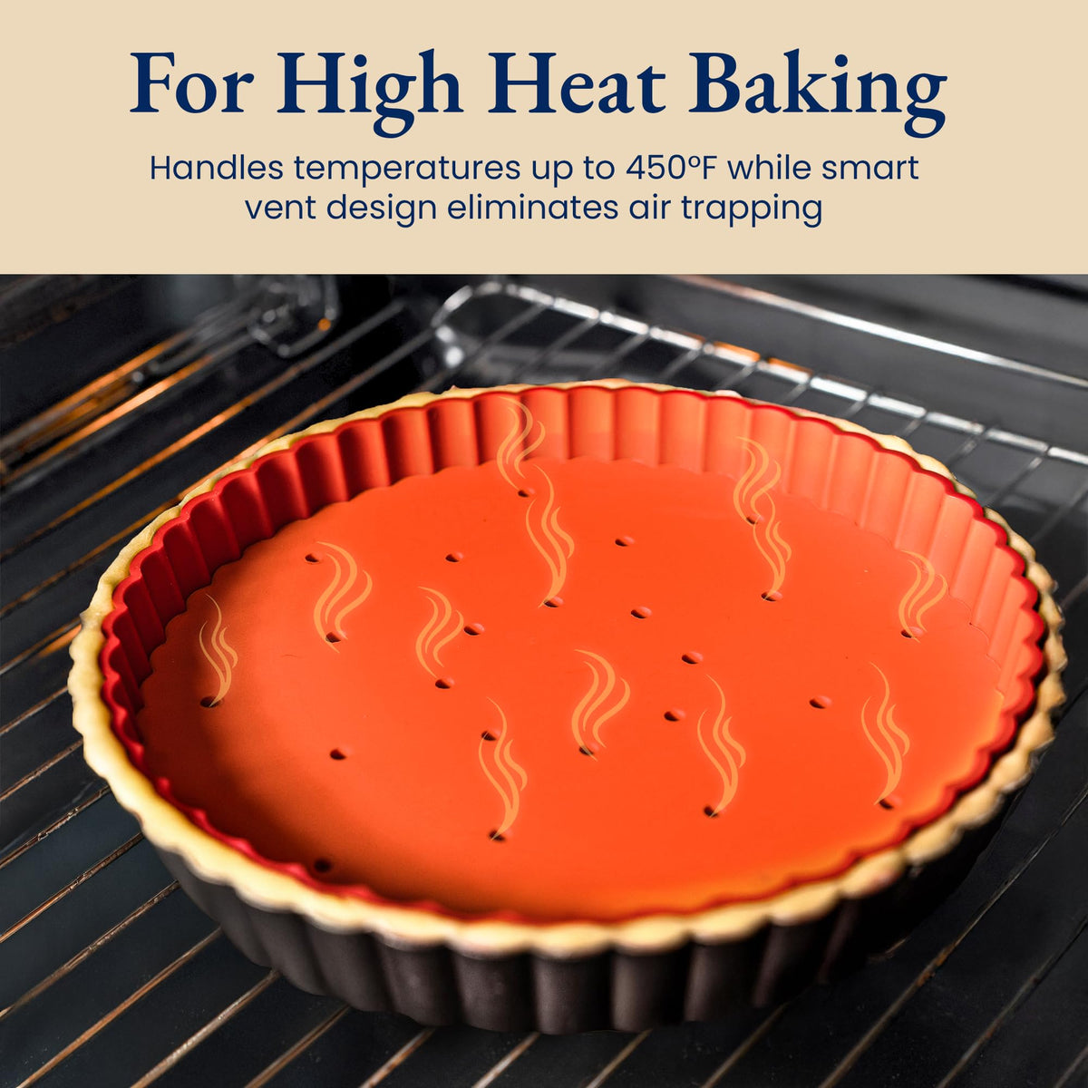 Patz&Patz heat-safe up to 450°F for versatile pastries