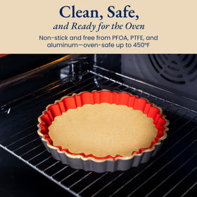 Patz&Patz pan features PFOA/PTFE-free nonstick coating.