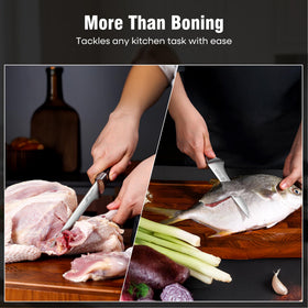 PAUDIN knife balance and grip design supports controlled cuts.