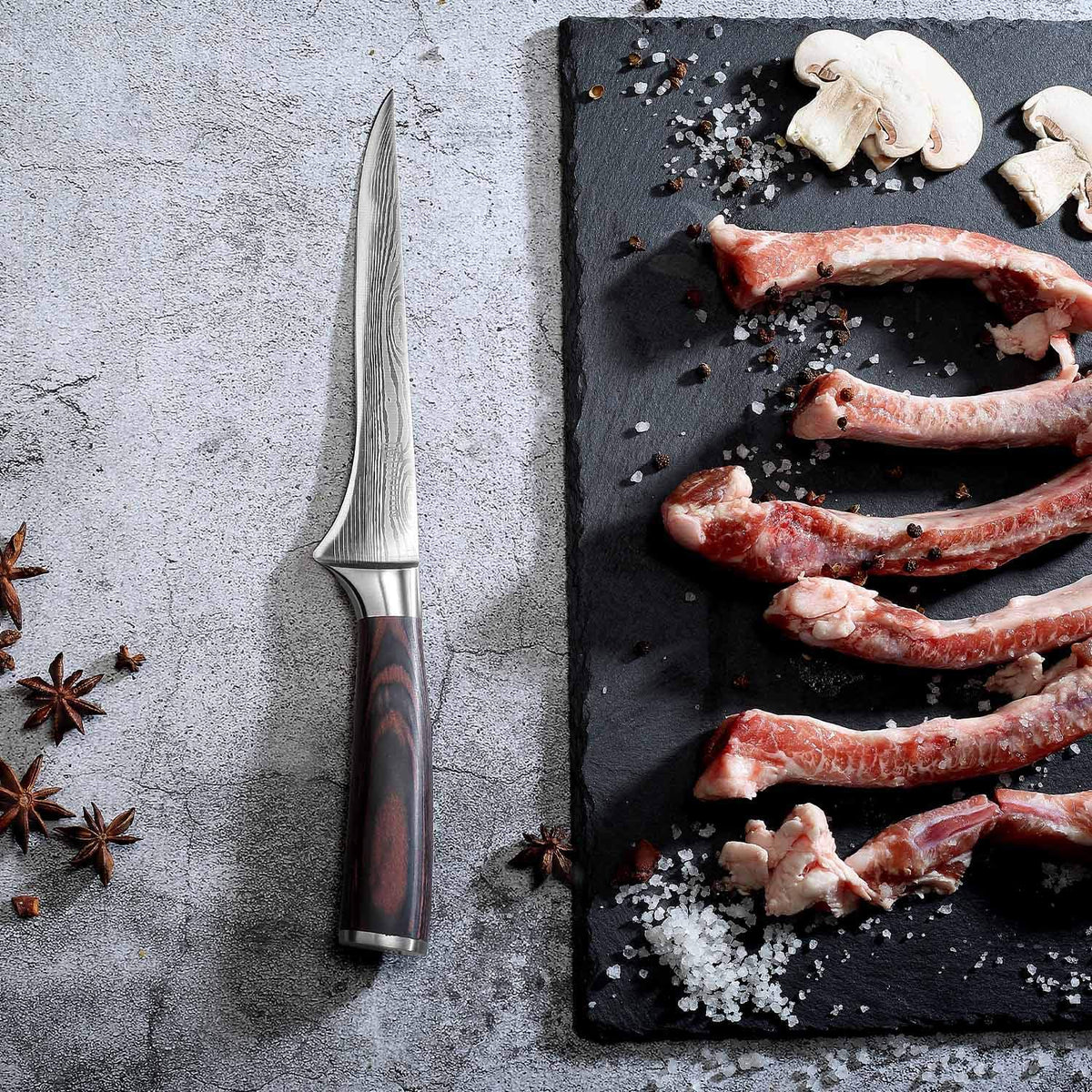PAUDIN professional boning knife ideal for meat prep tasks.