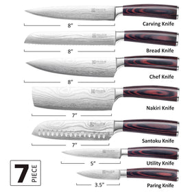 PAUDIN 8-inch bread knife cleanly cuts crusts for even slices