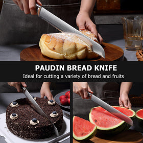 PAUDIN gift-packaged bread knife makes a thoughtful kitchen gift.