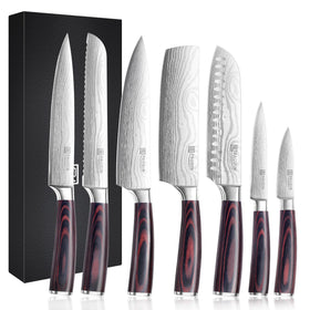 PAUDIN 8-inch chef knife in action for precise slicing and effortless prep