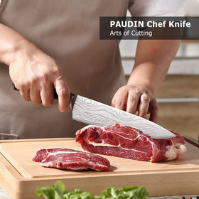 PAUDIN waved pattern blade detail adds style and durability.