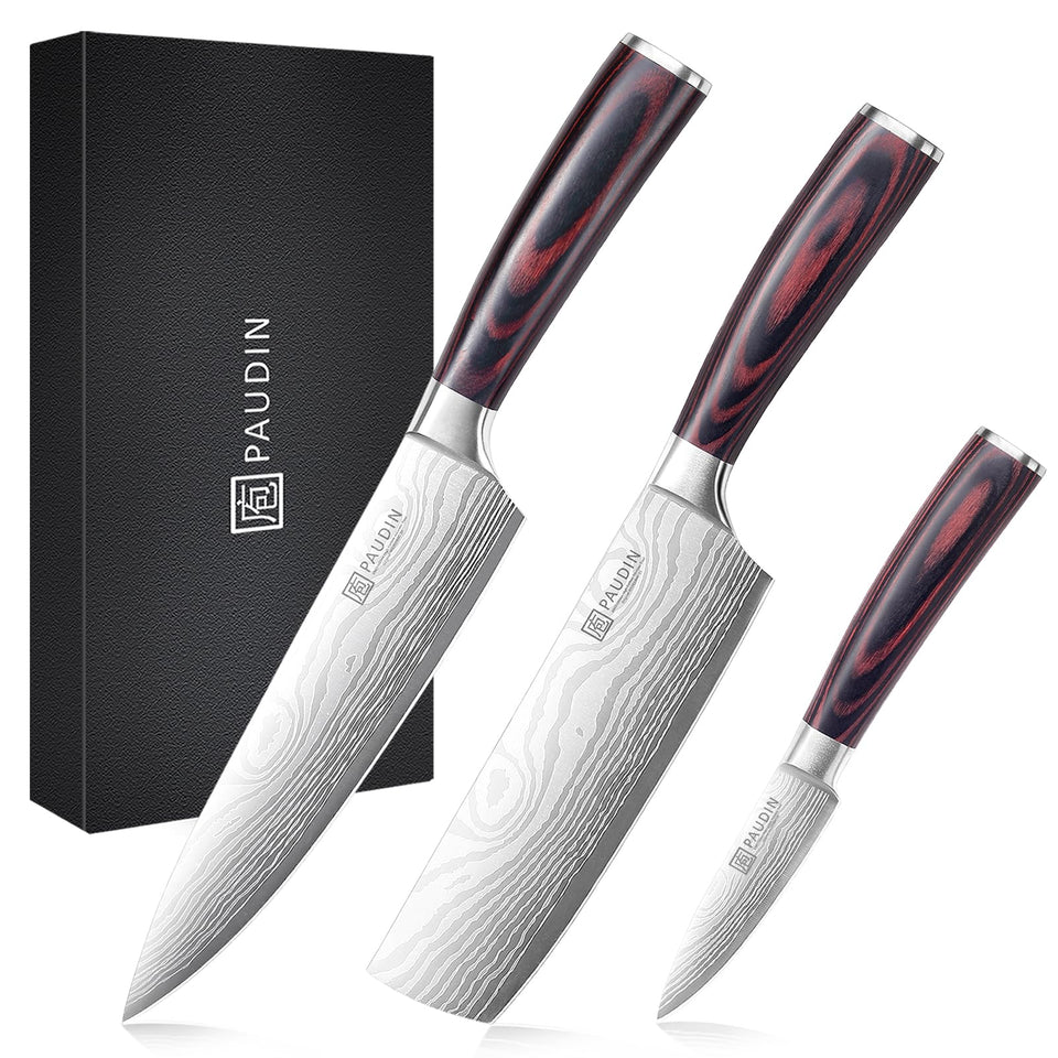 PAUDIN 8-inch chef knife blade for precise slicing in busy kitchens
