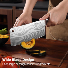 PAUDIN deboning and chopping made easier with broad, curved blade.