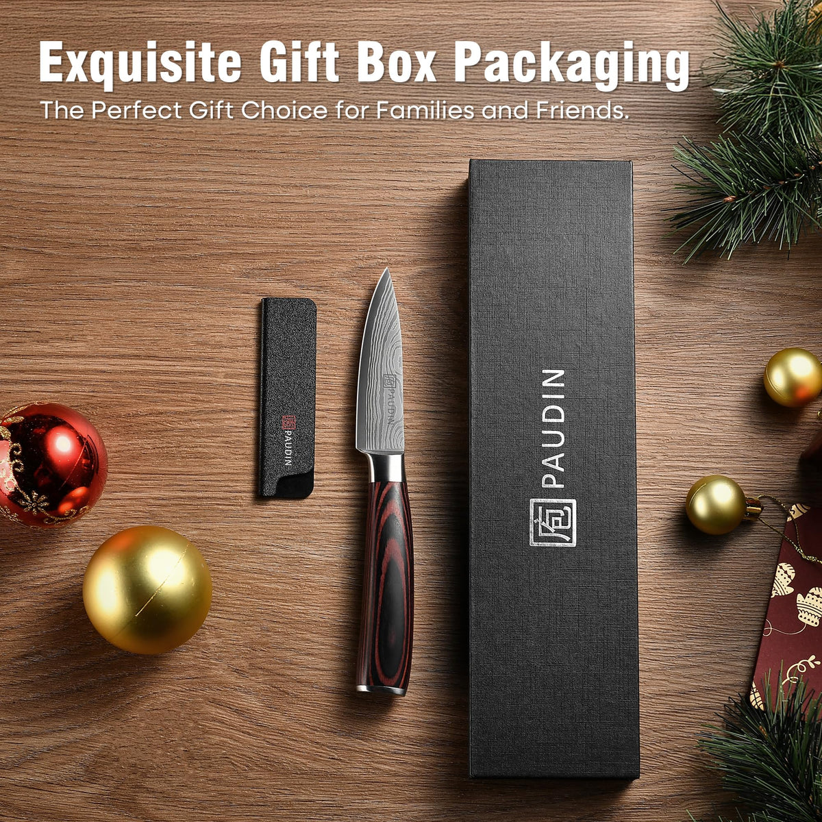 PAUDIN paring knife ready for everyday kitchen tasks and detail work.