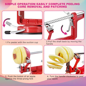 Pautou includes 3 extra blades for versatile cutting options.