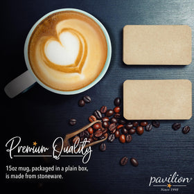 Pavilion dishwasher-safe mug simplifies cleanup after everyday use.