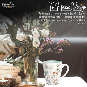 Pavilion multicolor design mug adds vibrant style to daily coffee.