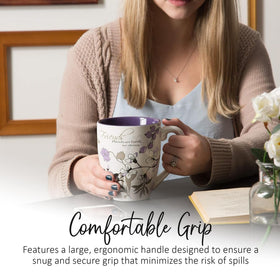 Pavilion friend mug microwave-safe design for quick reheats.