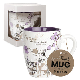 Pavilion Friend Mug with quote design, ideal for cozy mornings and thoughtful gifts.