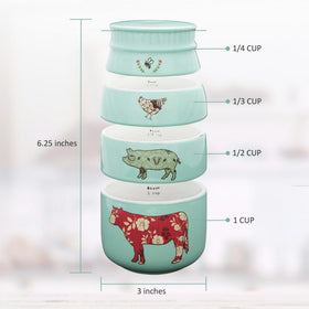 Pavilion Live Simply one-quarter-cup teal measuring cup ideal for spices and tiny amounts