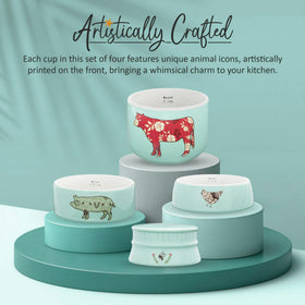 Pavilion Live Simply one-third-cup teal measuring cup aids precise small measurements