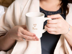 Pavilion stoneware ceramic mug with durable build and warm feel.
