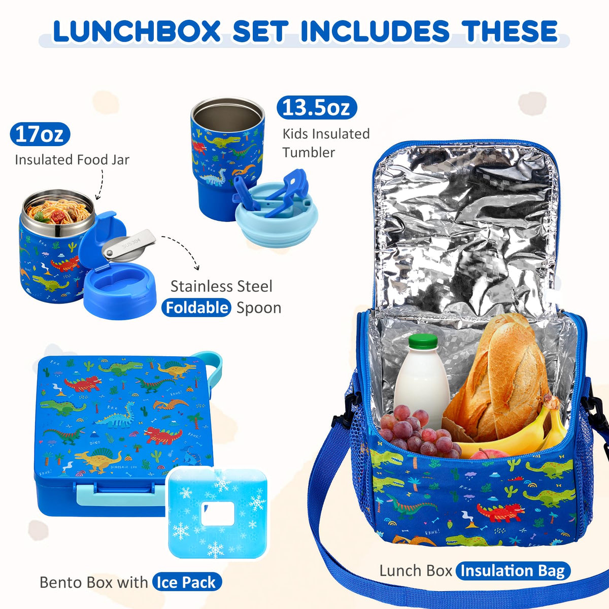 Pawtong 17oz insulated food jar preserves heat for hot meals.