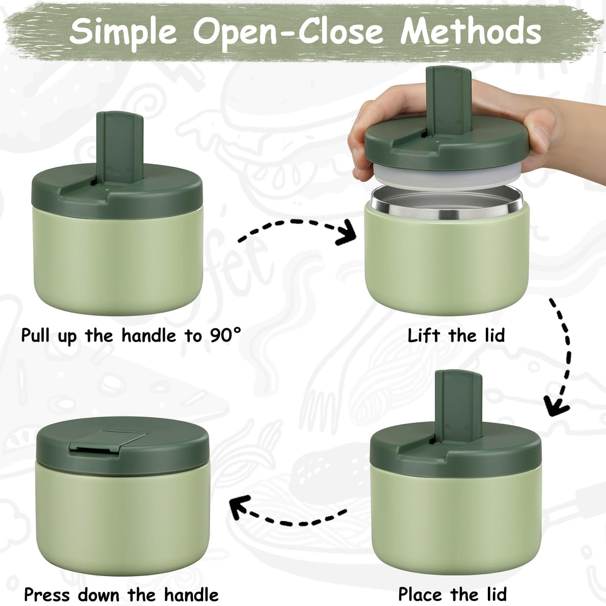 Pawtong buckle lid press-seal open demonstrates easy-access design for kids