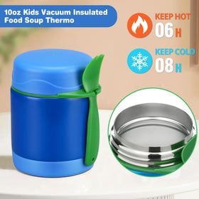 Pawtong insulated jar interior stainless SUS304 preserves heat and cold for hours.