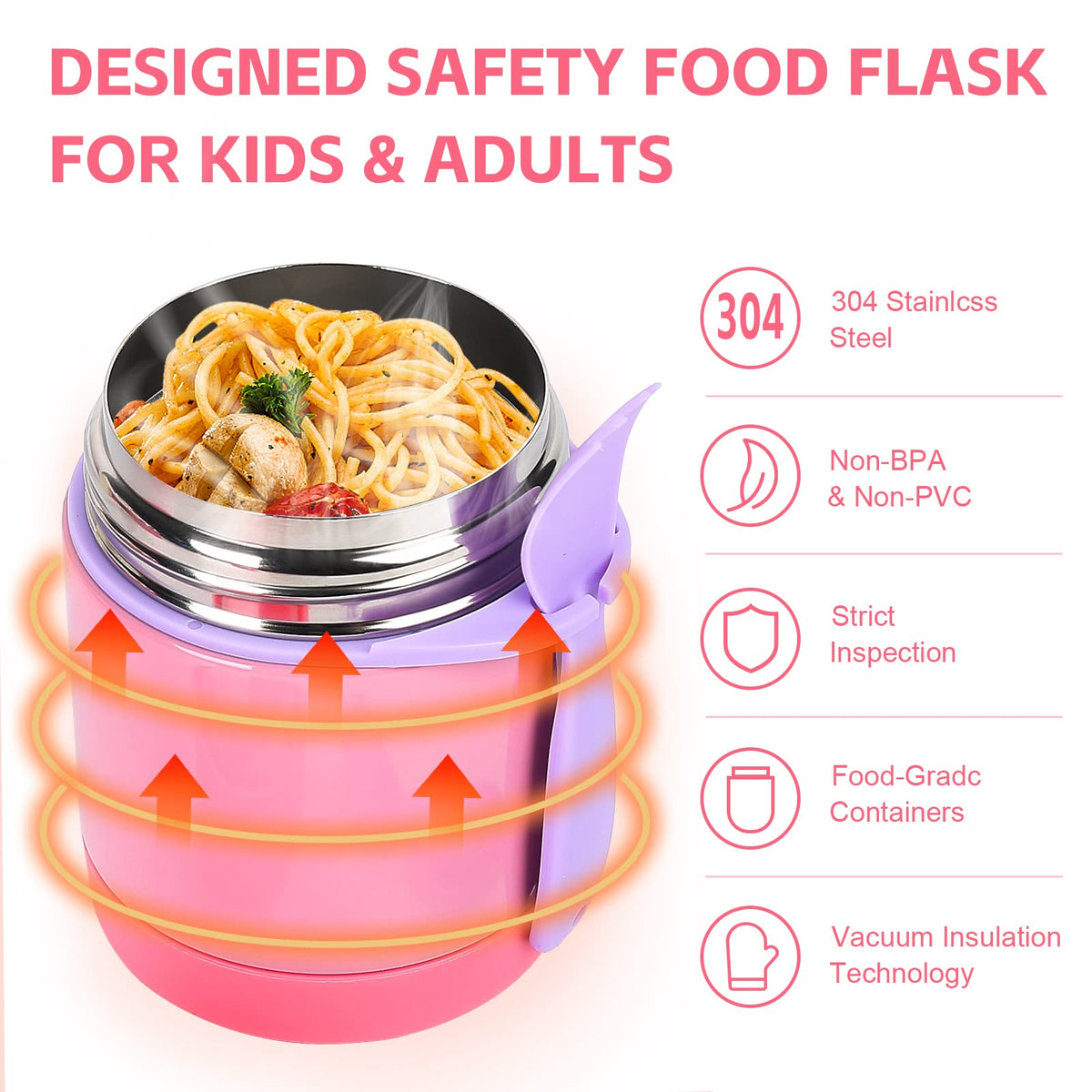 Pawtong leakproof insulated food jar closeup emphasizes secure seal and spill-free bag
