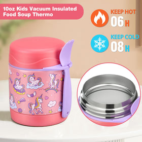 Pawtong 18/8 stainless interior preserves temperature for hours