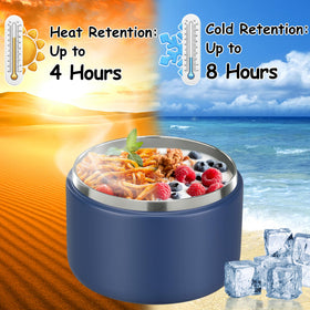 Pawtong stainless steel interior preserves temperature with vacuum insulation.