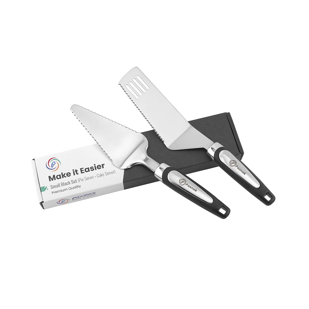 PAXNOK pie server with black finish, ideal for slicing and serving pies